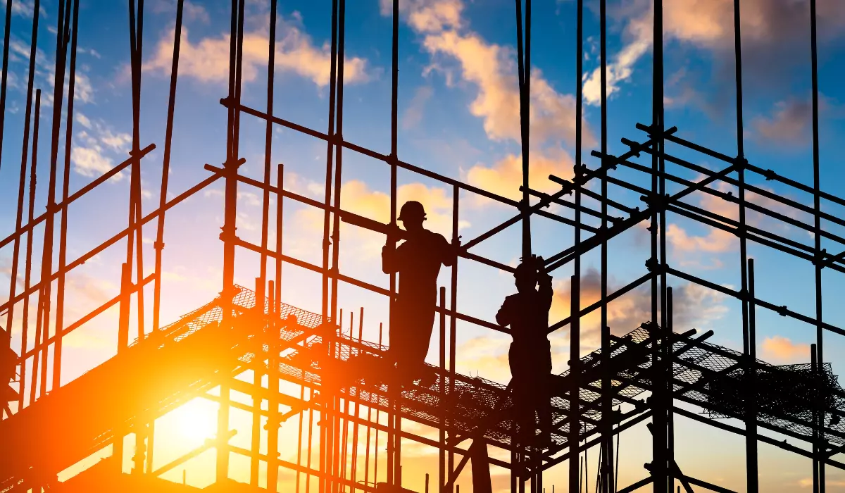 Construction project funded by SBA 504 loan